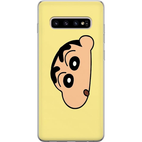 Samsung Galaxy S10+ Gennemsigtig cover Peeking Shinchan