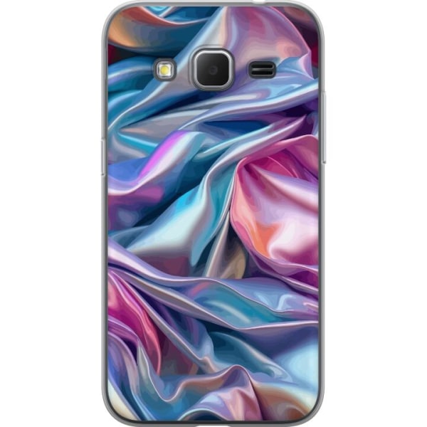 Samsung Galaxy Core Prime Läpinäkyvä kuori Hohtava silkki