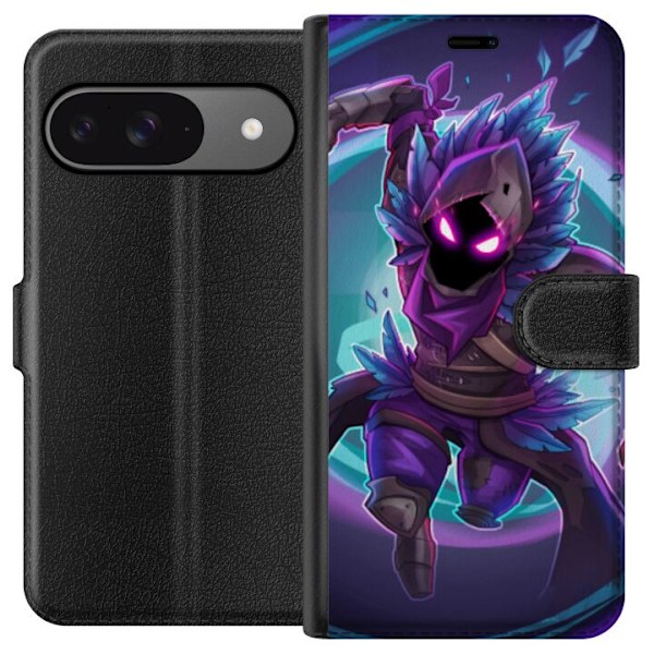 Google Pixel 9 Pro Lommeboketui Fortnite Raven