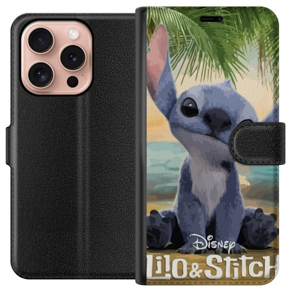 Apple iPhone 16 Pro Lompakkokotelo Rakastava – Sydämin & Kawaii-tunnelma