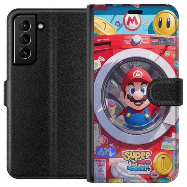 Kompatibel Tegnebogsetui til Samsung Galaxy S21+ 5G Mario
