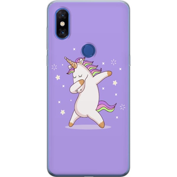 Xiaomi Mi Mix 3 Genomskinligt Skal Unicorn Dab