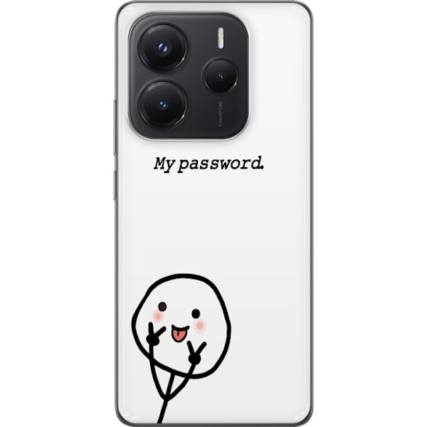 Xiaomi Redmi Note 14 Genomskinligt Skal You Don’t Know My Pa