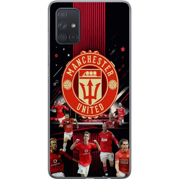 Samsung Galaxy A71 Läpinäkyvä kuori Manchester United F.C.