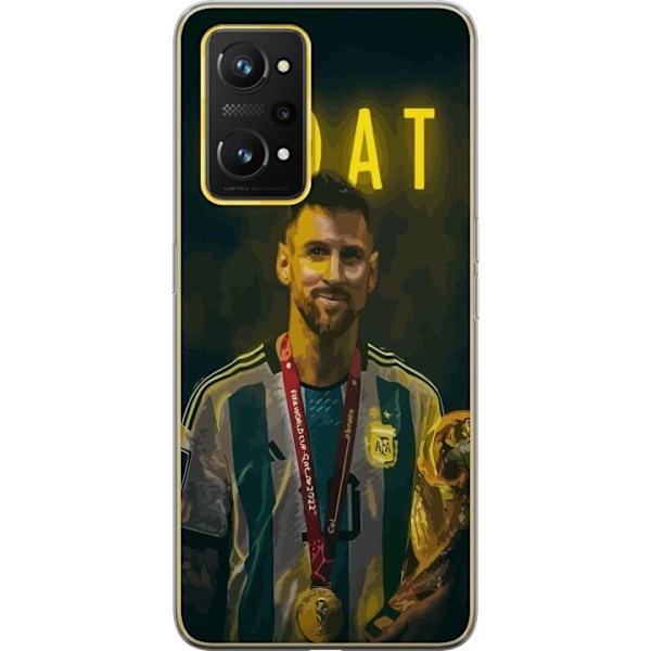 Realme GT Neo 3T Gjennomsiktig deksel Geit Messi