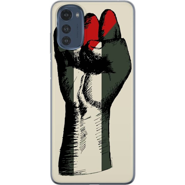 Motorola Moto E32s Gjennomsiktig deksel Hand knyttet i Palesti