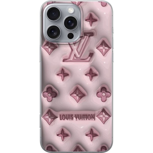 Apple iPhone 16 Pro Max Gennemsigtig cover LV Pink