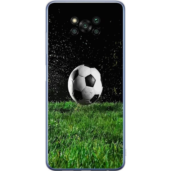 Xiaomi Poco X3 Pro Genomskinligt Skal Fotboll Action