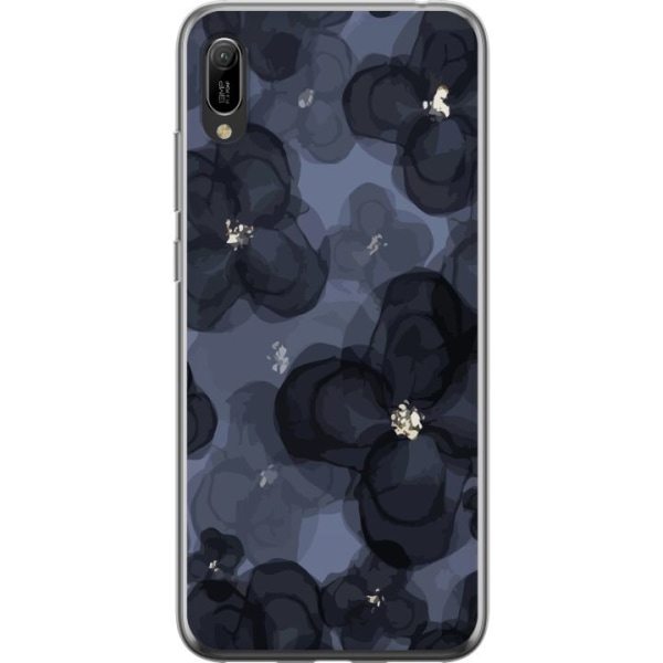 Huawei Y6 Pro (2019) Gennemsigtig cover Blomstermark