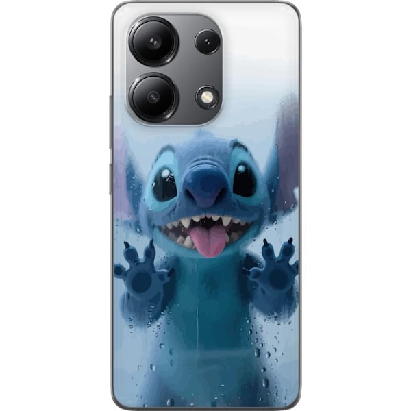 Xiaomi Redmi Note 13 4G Genomskinligt Skal Stitch Window View – Stitch vid ett fönster i söt stil