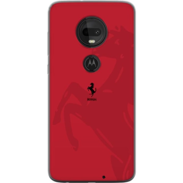 Motorola Moto G7 Gennemsigtig cover Ferrari