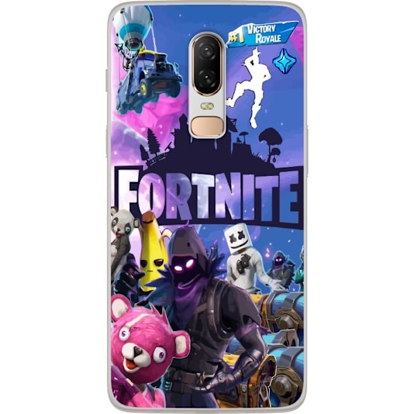 OnePlus 6 Gennemsigtig cover Fortnite