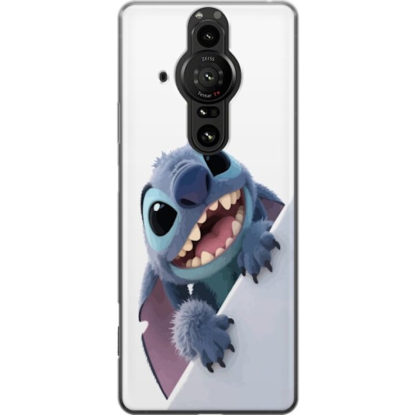 Sony Xperia Pro-I Genomskinligt Skal Happy Stitch – glad fig