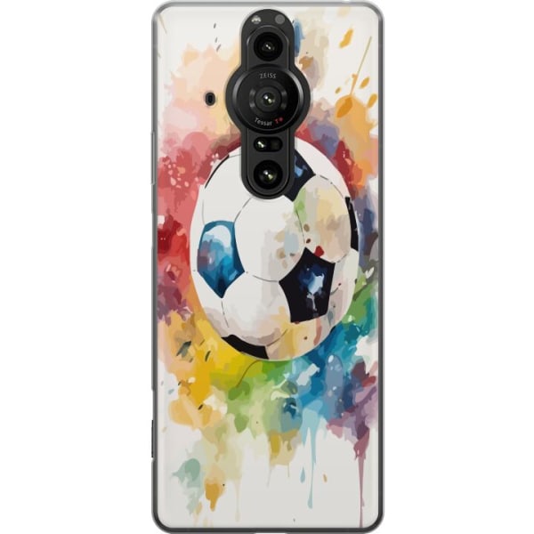 Sony Xperia Pro-I Läpinäkyvä kuori Jalkapallo