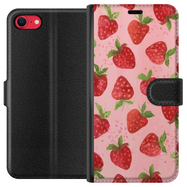 Apple iPhone SE (2022) Plånboksfodral Strawberry Dreams – j