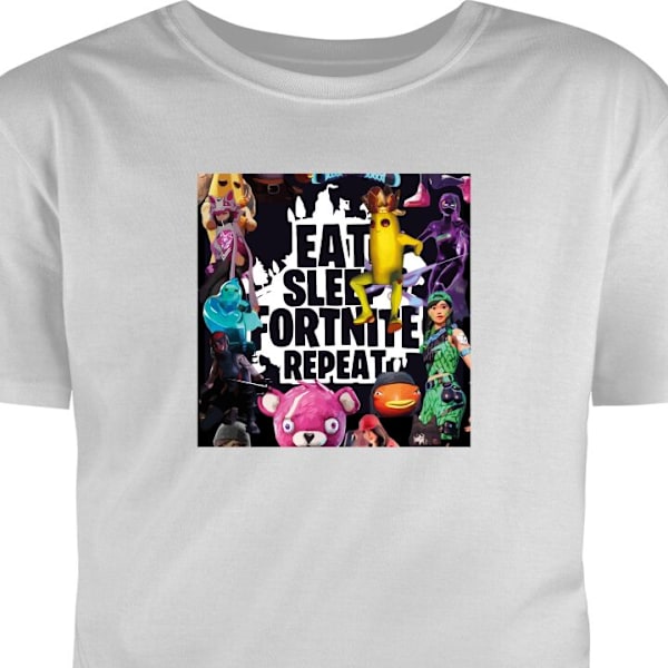 T-shirt til Voksen | Klassisk Voksen T-shirt Fortnite grå S