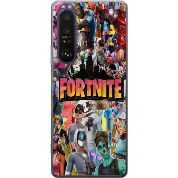 Sony Xperia 1 III Gjennomsiktig deksel Fortnite