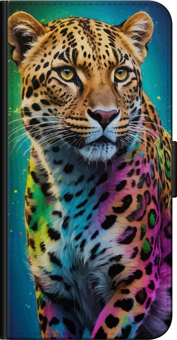 Kompatibelt Lommeboketui til OnePlus 9 Pro Leopard