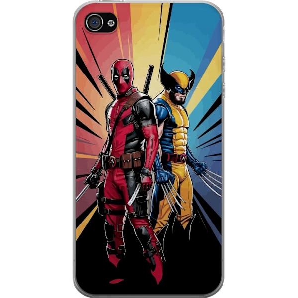 Apple iPhone 4s Läpinäkyvä kuori Wolverine