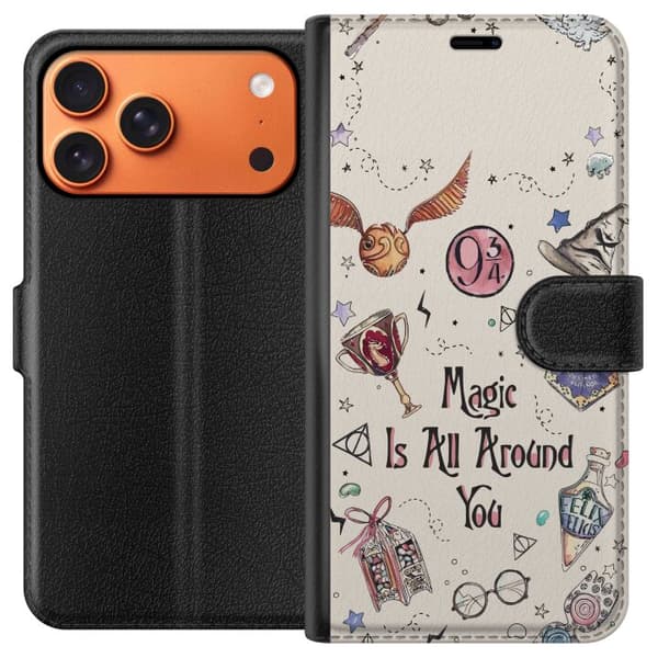 Kompatibelt Lommeboketui til Apple iPhone 17 Pro Max Harry Potter