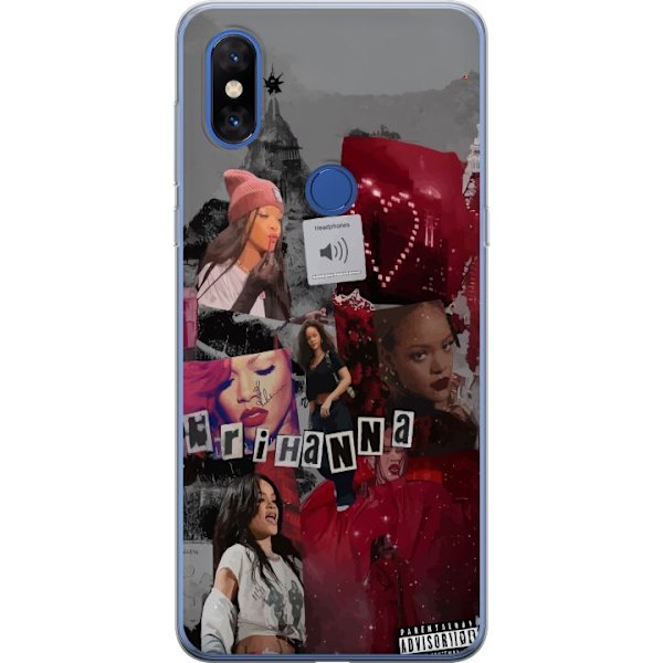 Xiaomi Mi Mix 3 Genomskinligt Skal Rihanna – Iconic Fashion