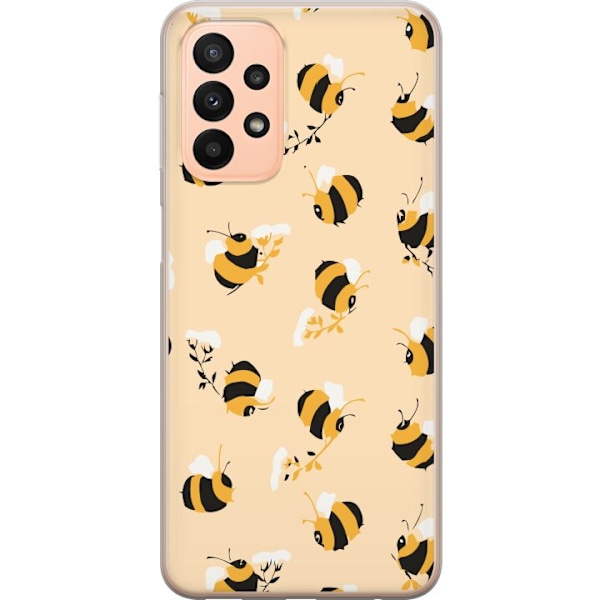 Samsung Galaxy A23 Läpinäkyvä kuori Mehiläinen Malli
