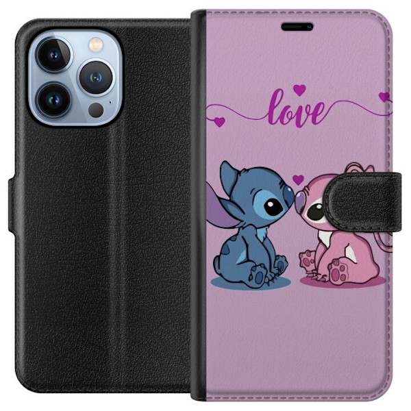 Apple iPhone 13 Pro Tegnebogsetui Lilo & Stitch – Angel Edition