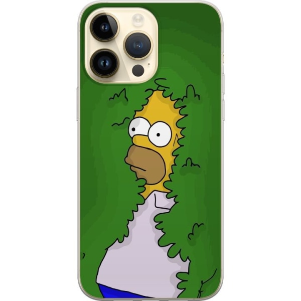 Apple iPhone 15 Pro Max Gennemsigtig cover Homer Simpson