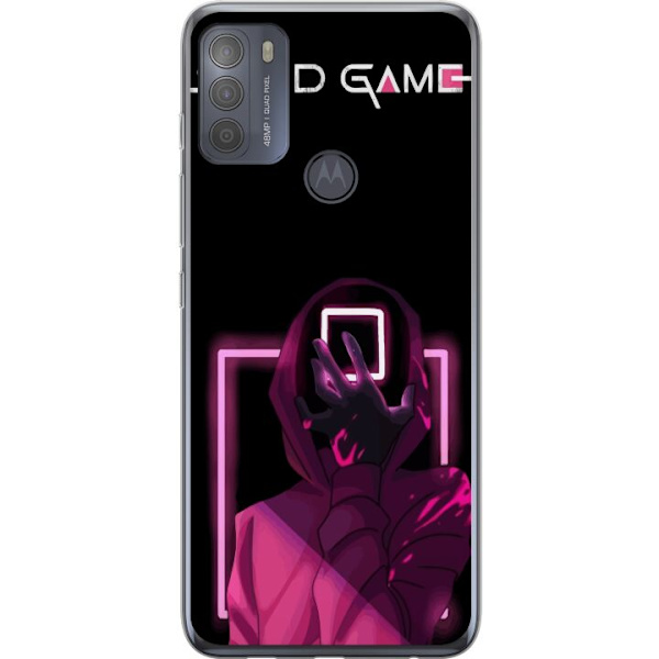 Motorola Moto G50 Läpinäkyvä kuori Squid Game Teema Suosittu Sarja Motiivi Graafinen Ikoninen Suunnittelu Aasialainen Popkulttuuri Jännitys Draama