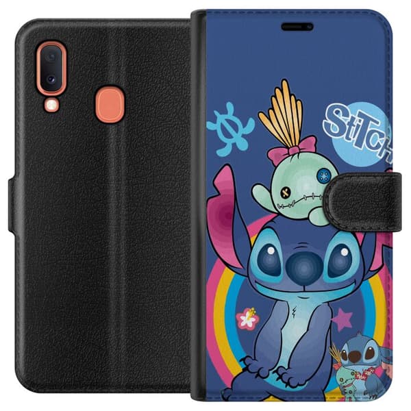 Kompatibelt Lommeboketui til Samsung Galaxy A20e Stitch og vennen