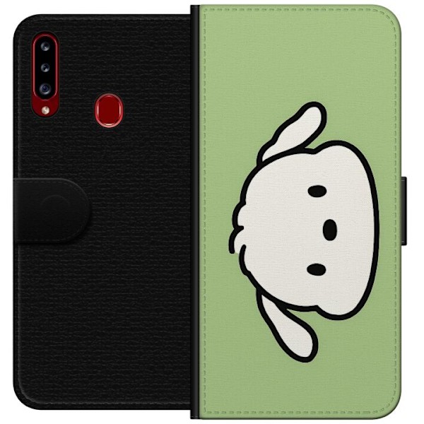 Samsung Galaxy A20s Lompakkokotelo Snoopy Flip