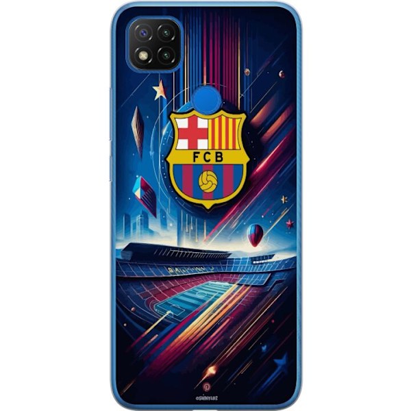 Xiaomi Redmi 9C Gennemsigtig cover FC Barcelona