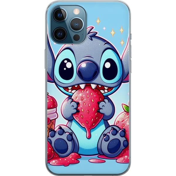 Kompatibelt Mobilskal till Apple iPhone 12 Pro Max Stitch jordgubbe