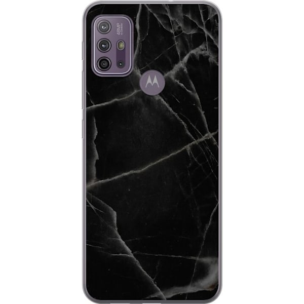 Motorola Moto G10 Läpinäkyvä kuori Musta marmori