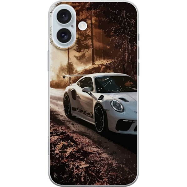 Apple iPhone 16 Plus Gennemsigtig cover Porsche