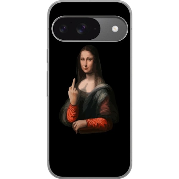 Google Pixel 9 Genomskinligt Skal Lisa Fuck