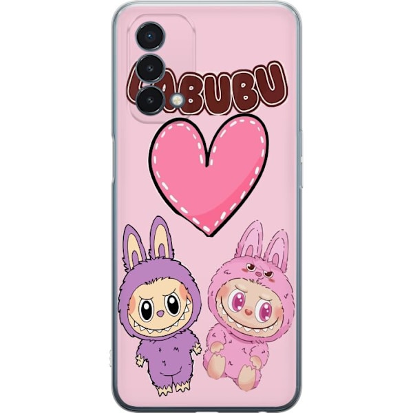 OnePlus Nord N200 5G Genomskinligt Skal Labubu Pink Monster