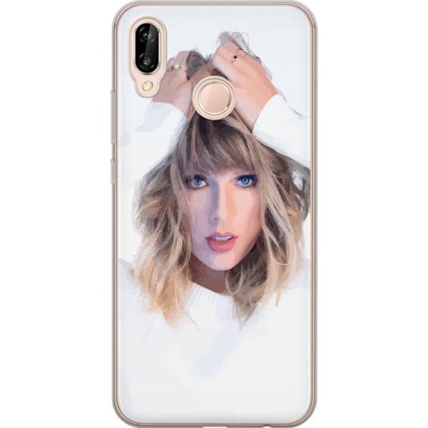 Huawei P20 lite Genomskinligt Skal Taylor Swift