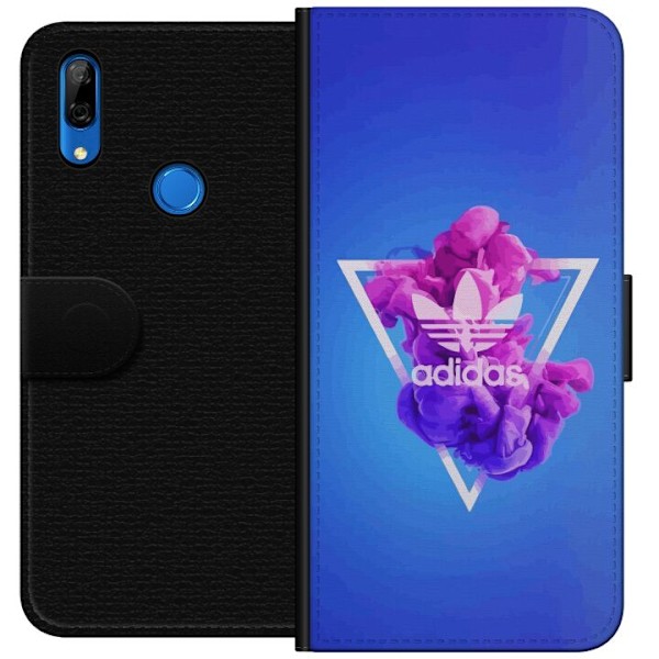 Huawei P Smart Z Tegnebogsetui Adidas-inspireret blåt design