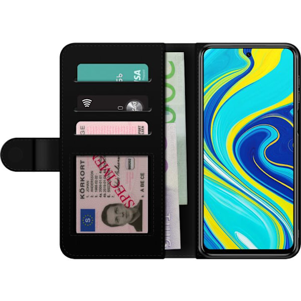 Xiaomi Redmi Note 9 Pro Lommeboketui Sommerblomster