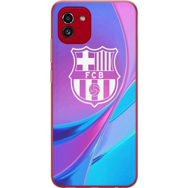 Samsung Galaxy A03 Gennemsigtig cover FC Barcelona