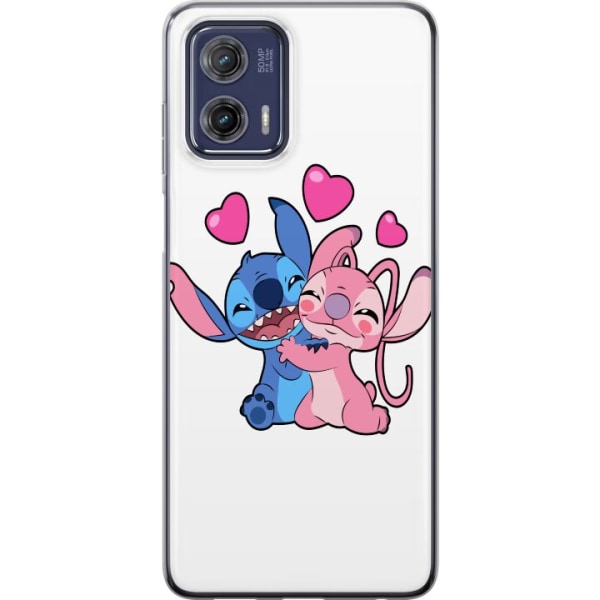 Motorola Moto G73 Läpinäkyvä kuori Lilo & Stitch