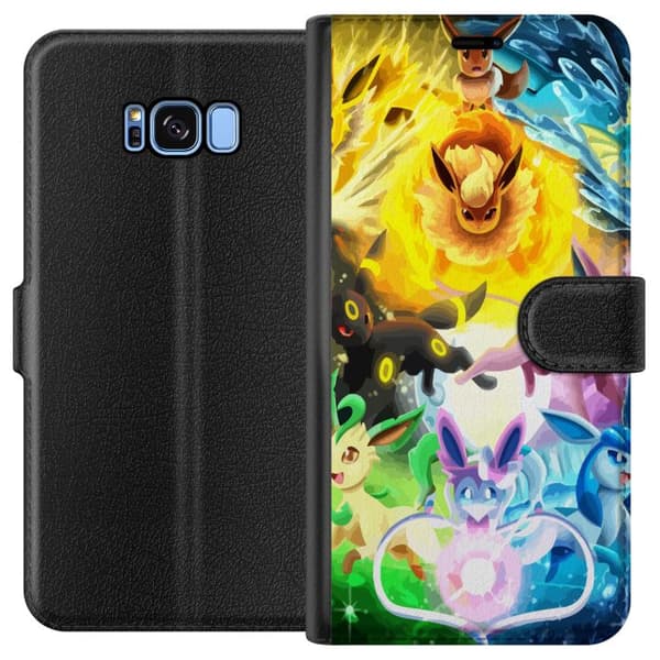 Kompatibelt Plånboksfodral till Samsung Galaxy S8 Pokemon
