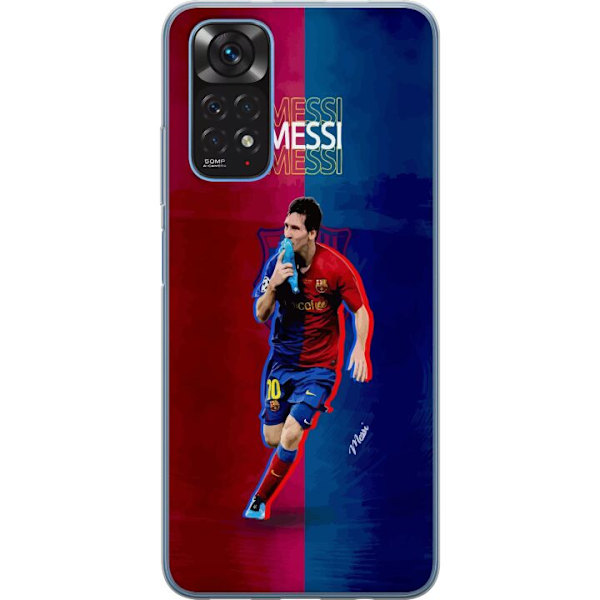 Xiaomi Redmi Note 11S Genomskinligt Skal Messi