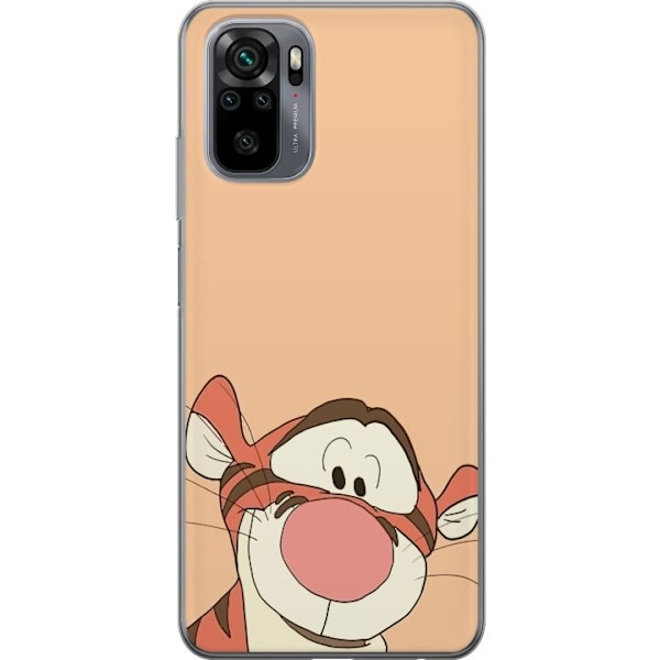 Xiaomi Redmi Note 10S Läpinäkyvä kuori Tiger HEJ!