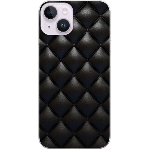 Apple iPhone 15 Plus Genomskinligt Skal Leather Black