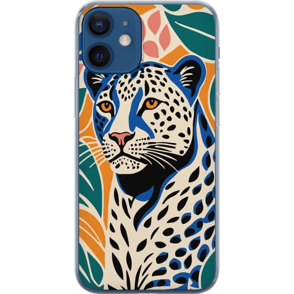 Kompatibelt Mobilskal till Apple iPhone 12 Majestic Leopard
