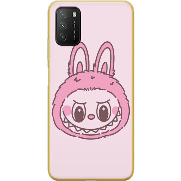 Xiaomi Poco M3  Läpinäkyvä kuori Labubu Eläinradan Bunny-versio