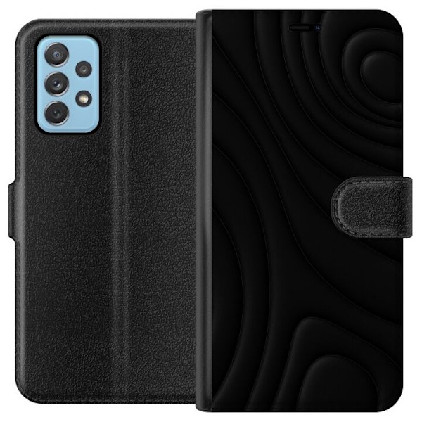 Samsung Galaxy A52 5G Plånboksfodral Black Waves