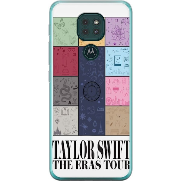 Motorola Moto G9 Play Gennemsigtig cover Taylor Swift Farver